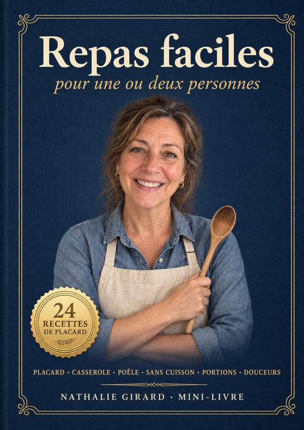 Repas faciles pour une ou deux personnes couverture du mini-livre